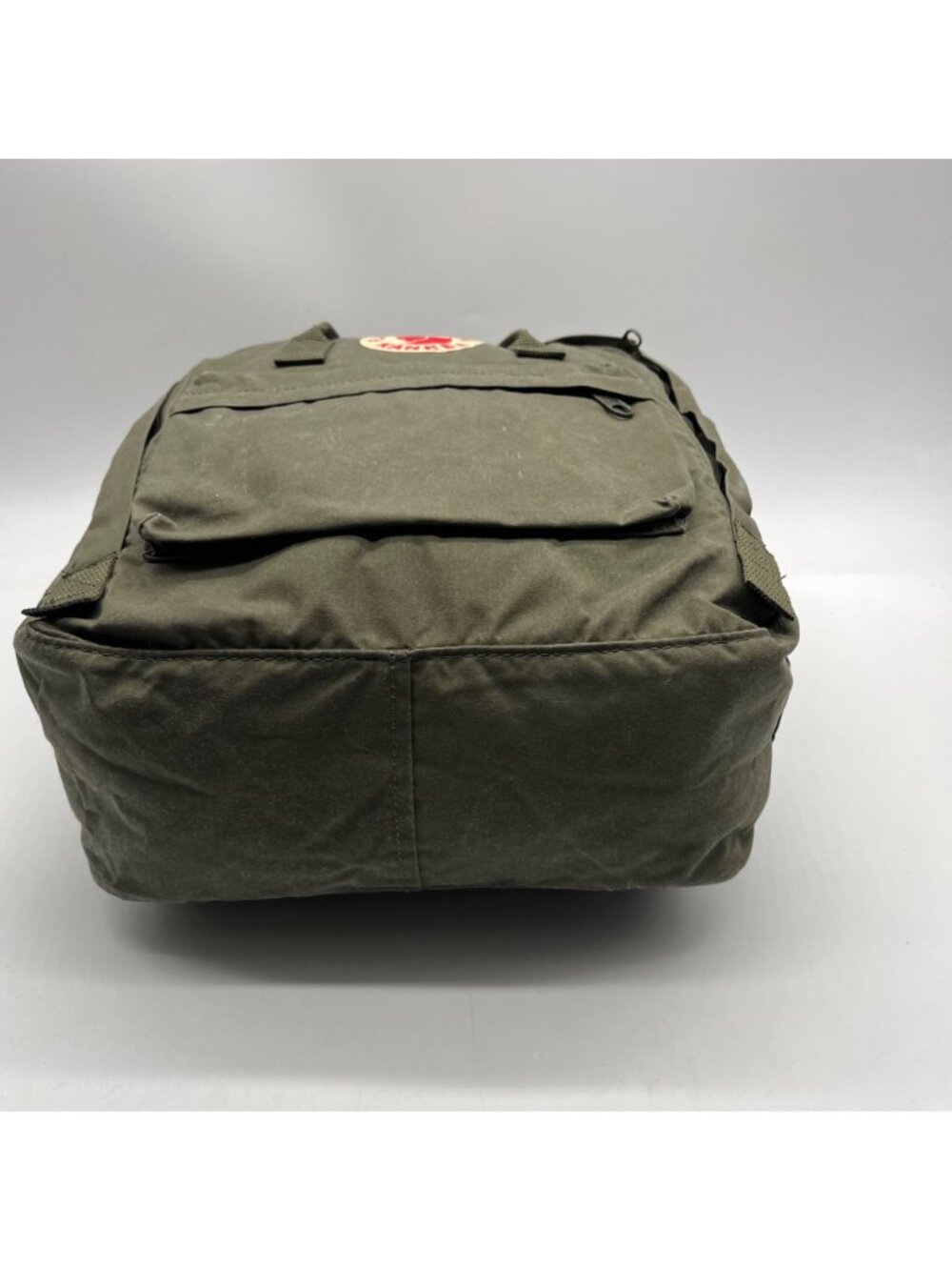 Fall Raven Olive Green Fabric Backpack - Picture 5 of 11